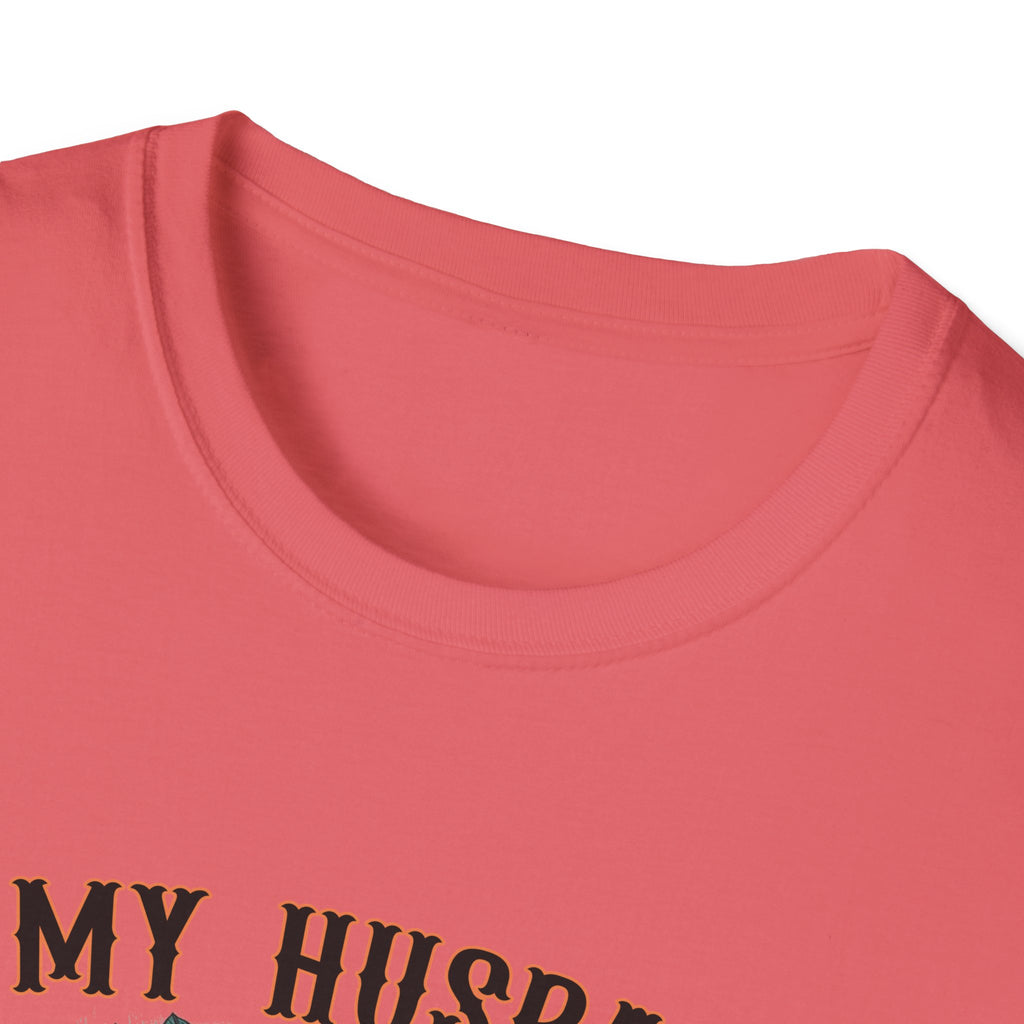 On My Husband's Last Nerve Skull & Roses T‑Shirt