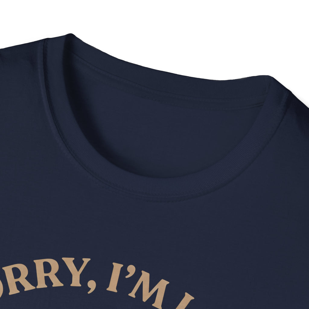 Thrifting Goose T‑Shirt — "Sorry I'm Late I Was Busy Thrifting" Vintage Bike Design