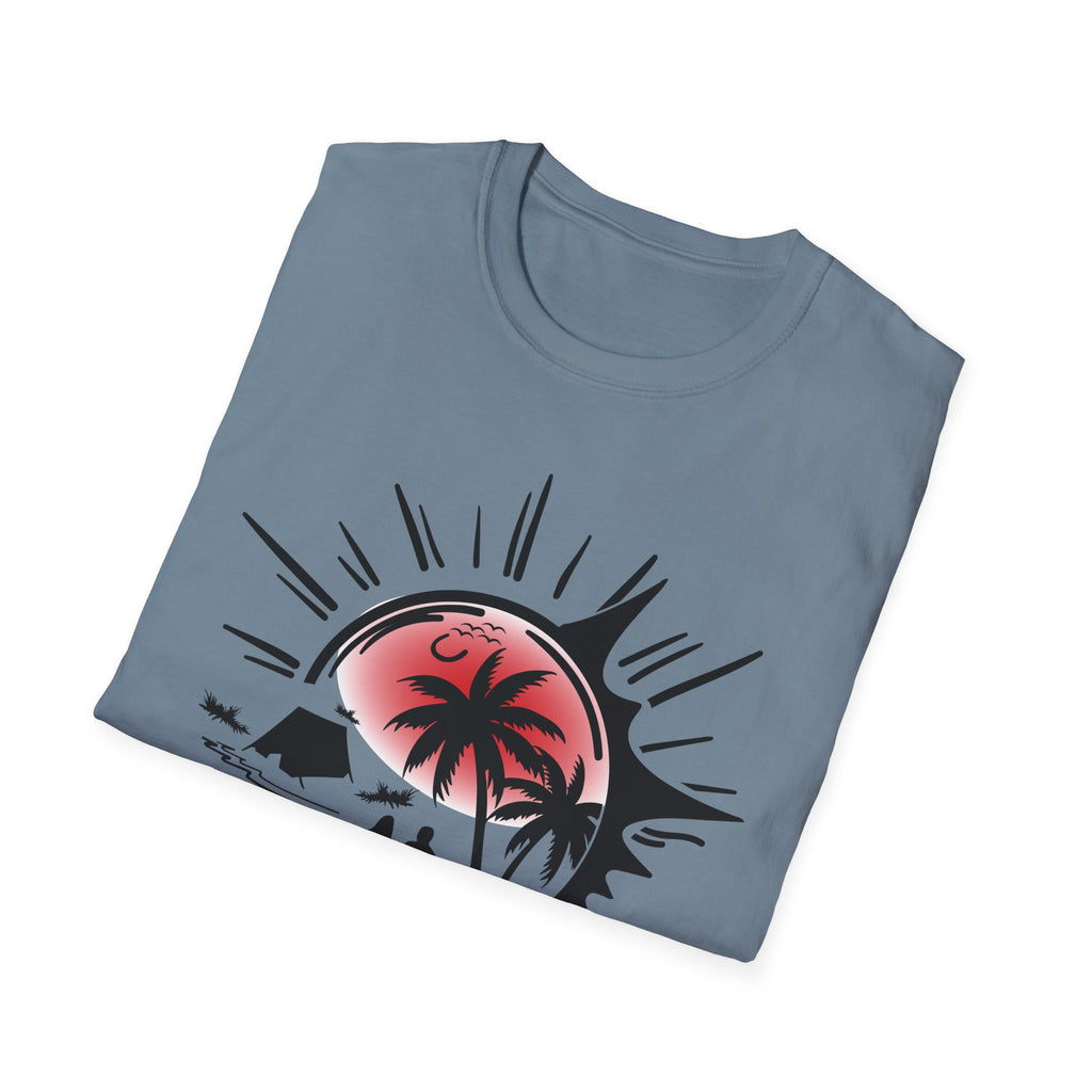 T-Shirt — Tropical Sunset Beach Graphic Tee