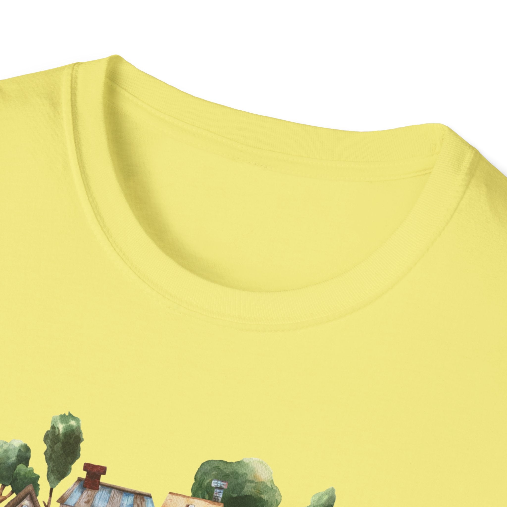 Neighborhood Houses T-Shirt — "Mr. Rogers did not adequately prepare me for the people in my neighborhood"