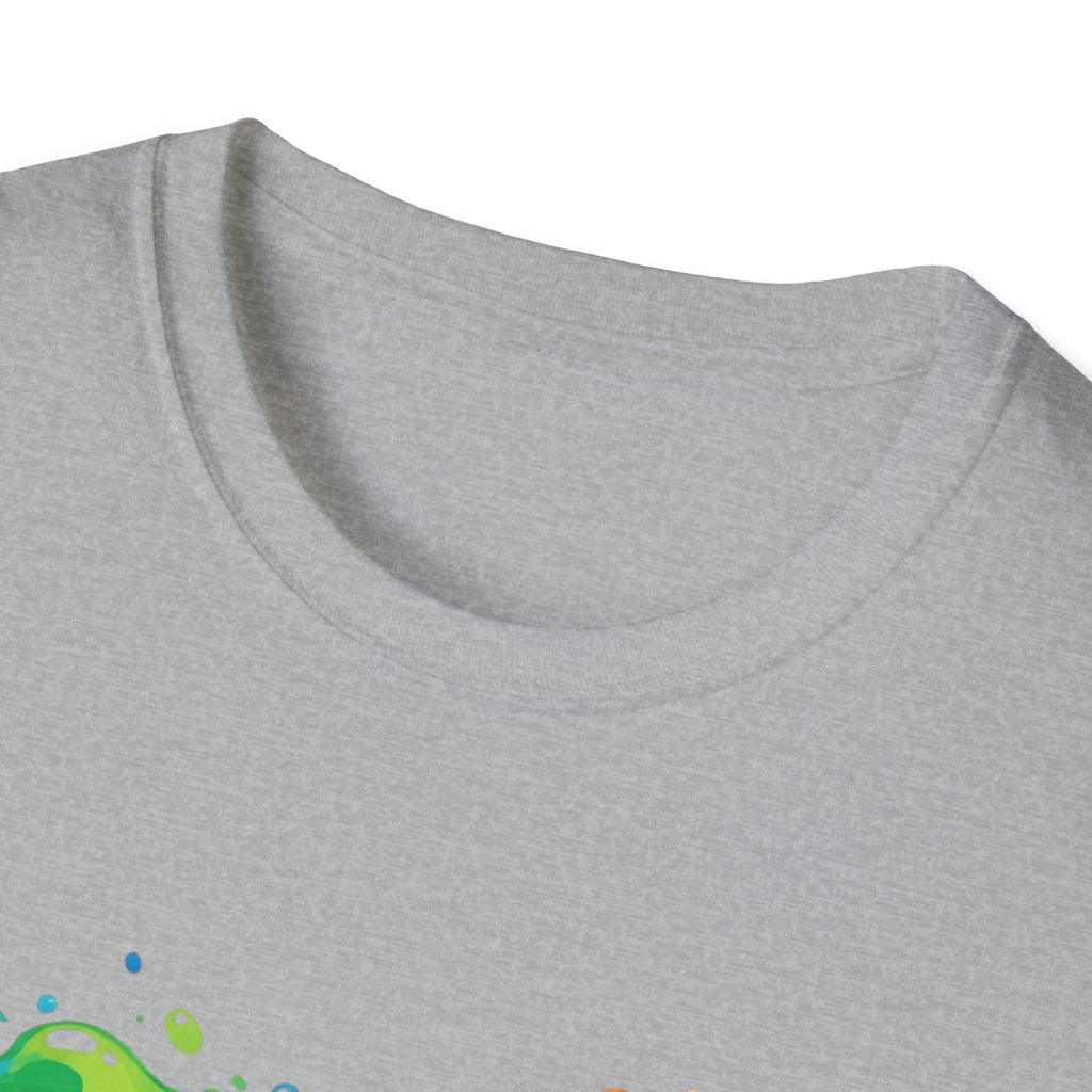 Rainbow Paw Heart T-Shirt — Colorful Pet Lover Tee