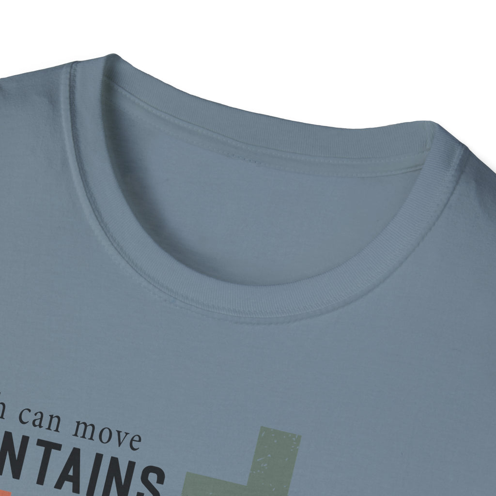 Faith Mountains T-Shirt — Matthew 17:20 Christian Inspirational Tee