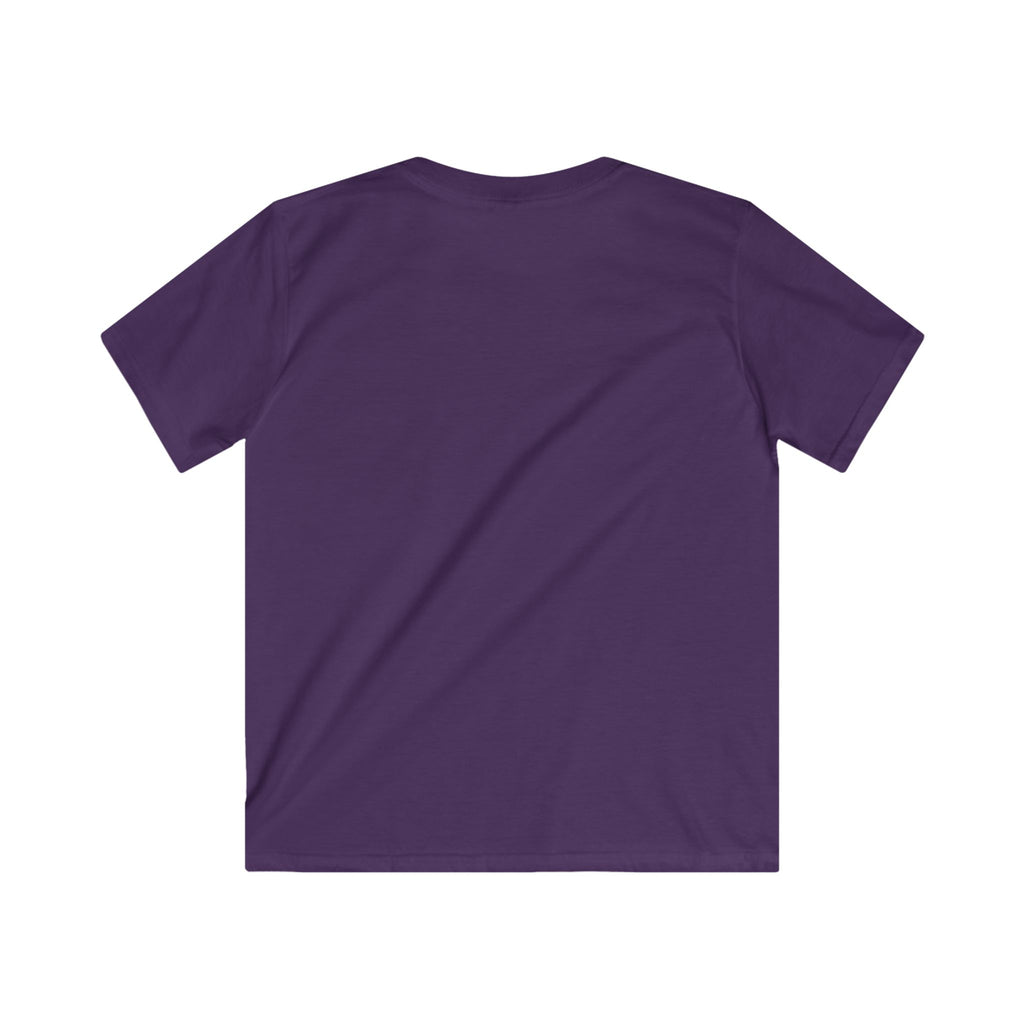 Kids Tee — Dino Driving Monster Truck Graphic Shirt