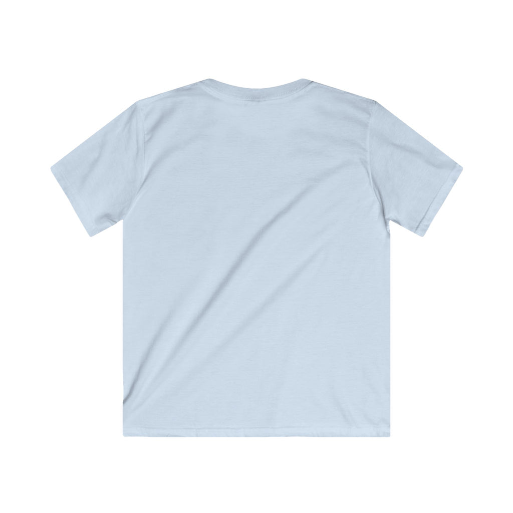 Kids Tee — Dino Driving Monster Truck Graphic Shirt