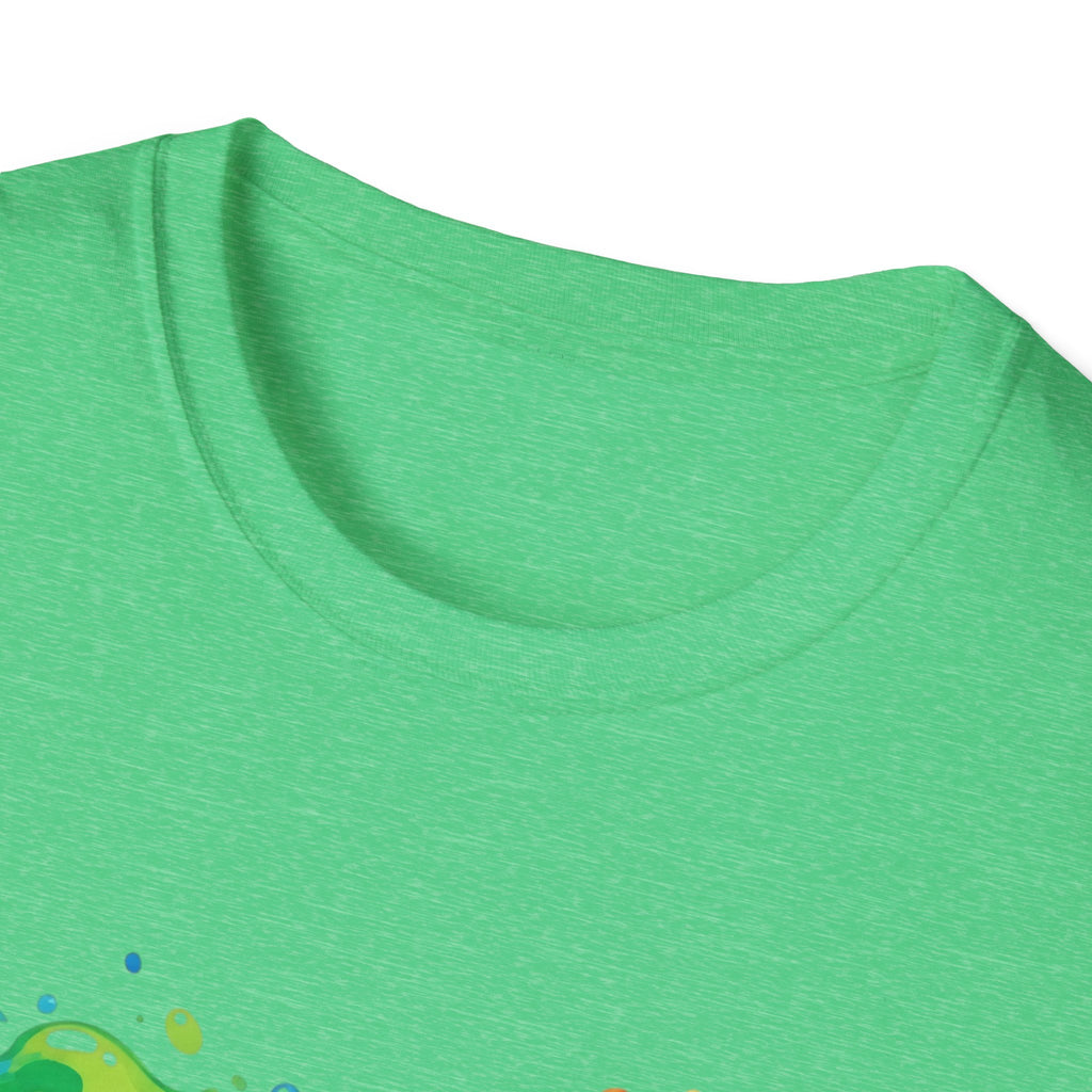 Rainbow Paw Heart T-Shirt — Colorful Pet Lover Tee