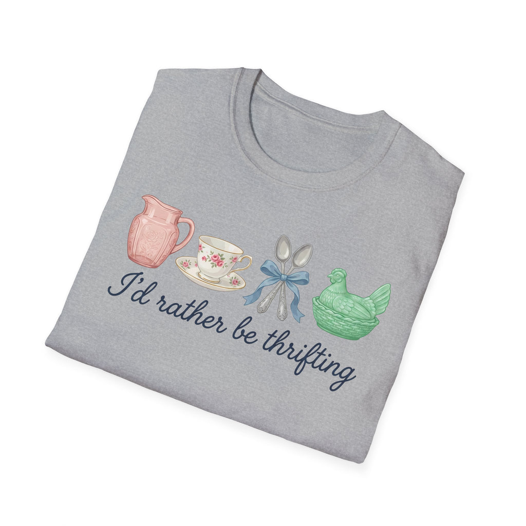 Thrifting Tee — "I'd Rather Be Thrifting" Vintage Finds T-Shirt