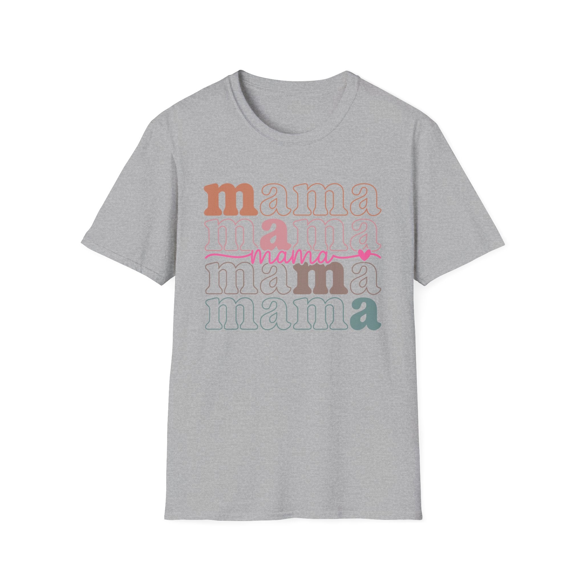 Mama Retro Stack T-Shirt — Feminine Mother’s Day Tee