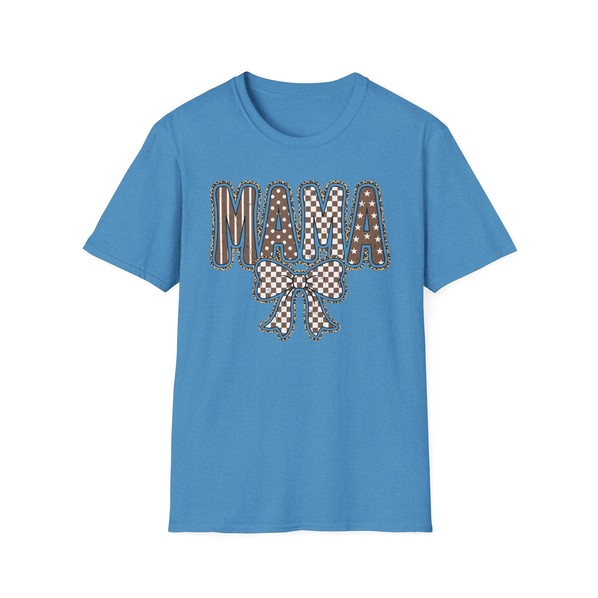 Mama Graphic T-Shirt — Polka Dot Lettering with Bow | Mother’s Day Gift