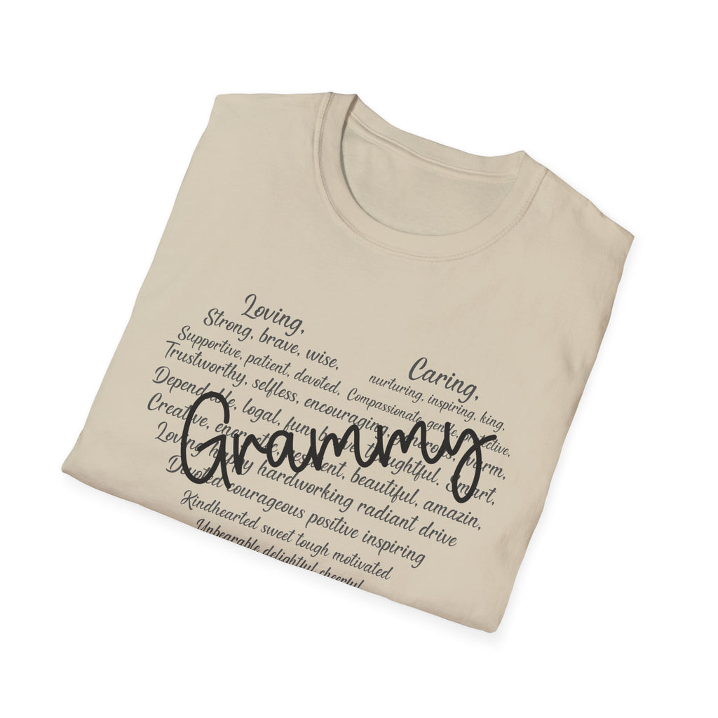 Grammys Heart Word Cloud T-Shirt — Music Awards Fan Tee