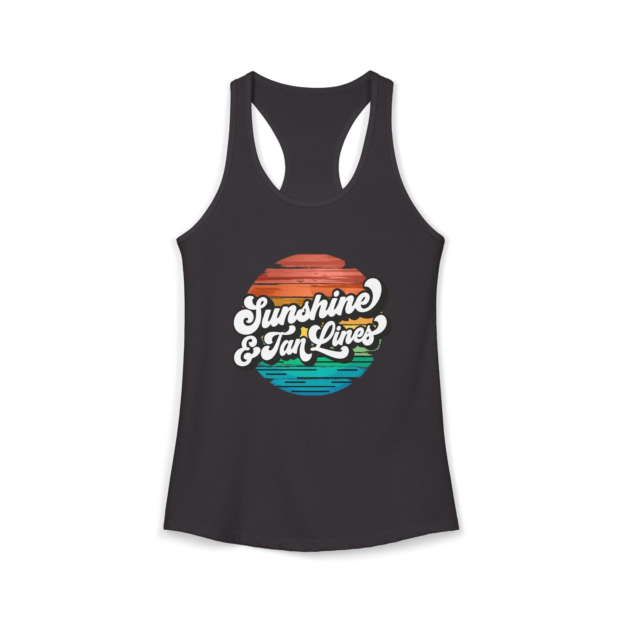 Sunshine & Tan Lines -- Women's Ideal Racerback Tank
