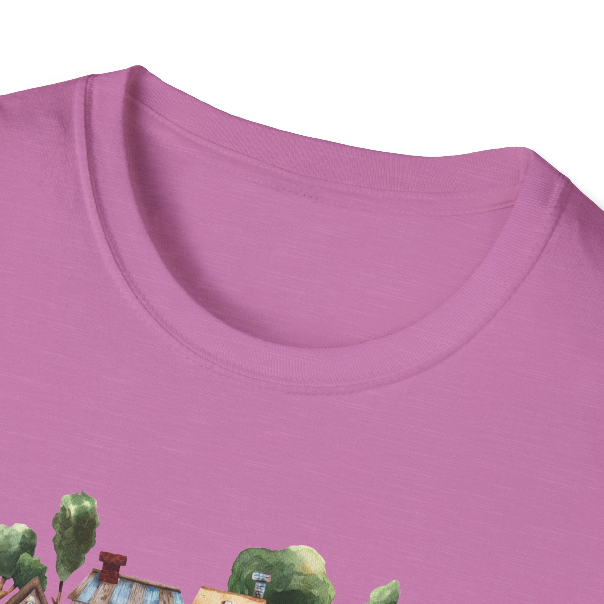Neighborhood Houses T-Shirt — "Mr. Rogers did not adequately prepare me for the people in my neighborhood"