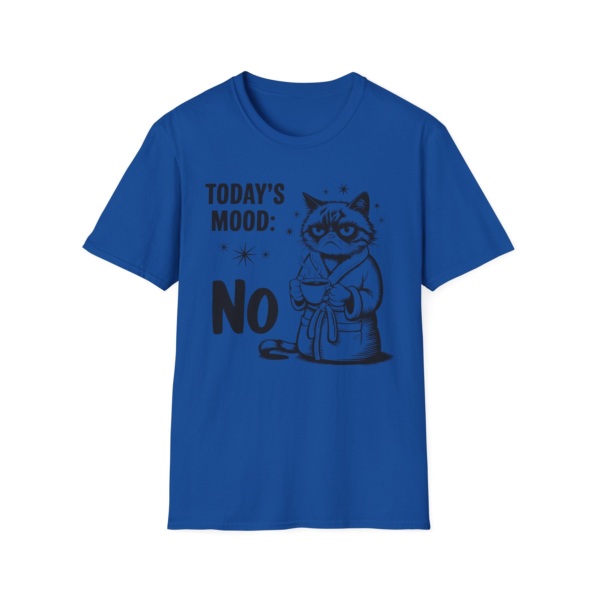 Funny "Today's Mood: No" Cat T-Shirt