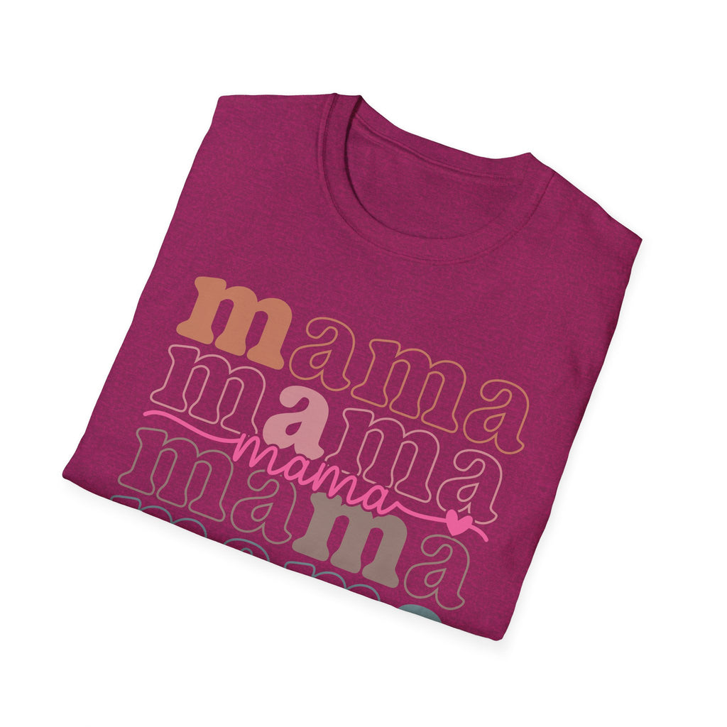 Mama Retro Stack T-Shirt — Feminine Mother’s Day Tee