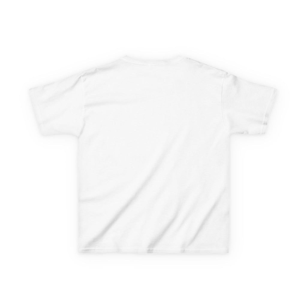 Kids T-Shirt — Vintage Bunny Girl Oval Portrait Tee (Pastel Floral, Bow Accent)
