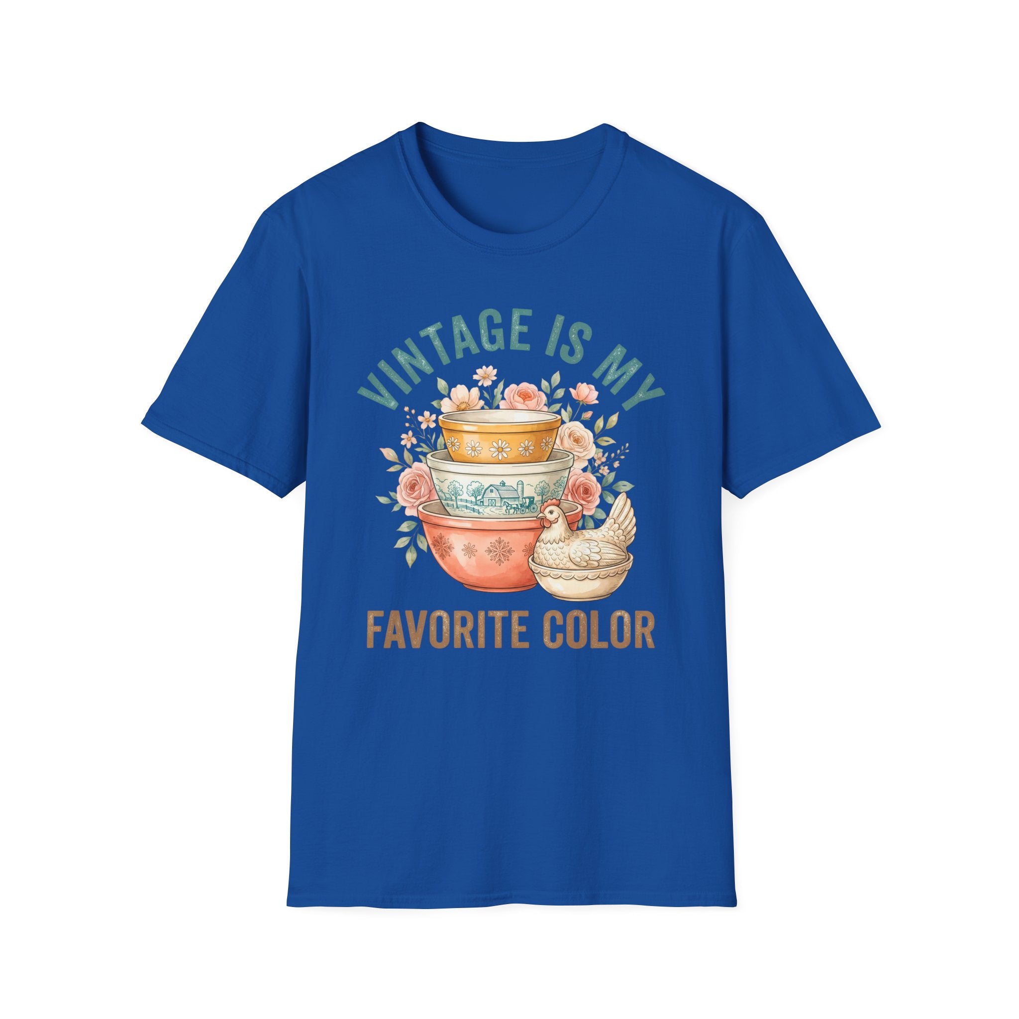 Vintage Is My Favorite Color T-Shirt — Retro Kitchen Bowl Design