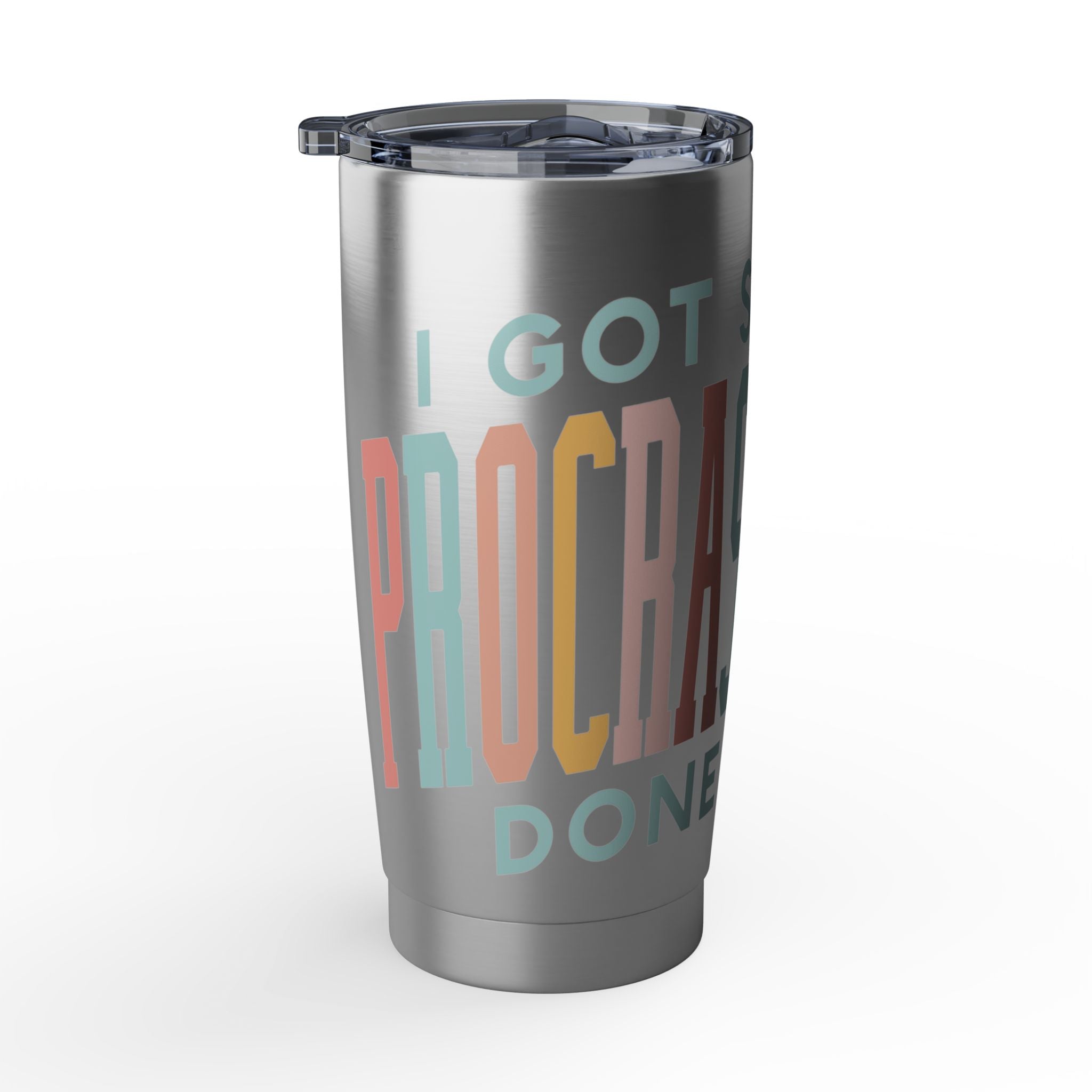 Vagabond 20oz Tumbler — 'Not So Much Procrastinating' Retro Travel Insulated Cup