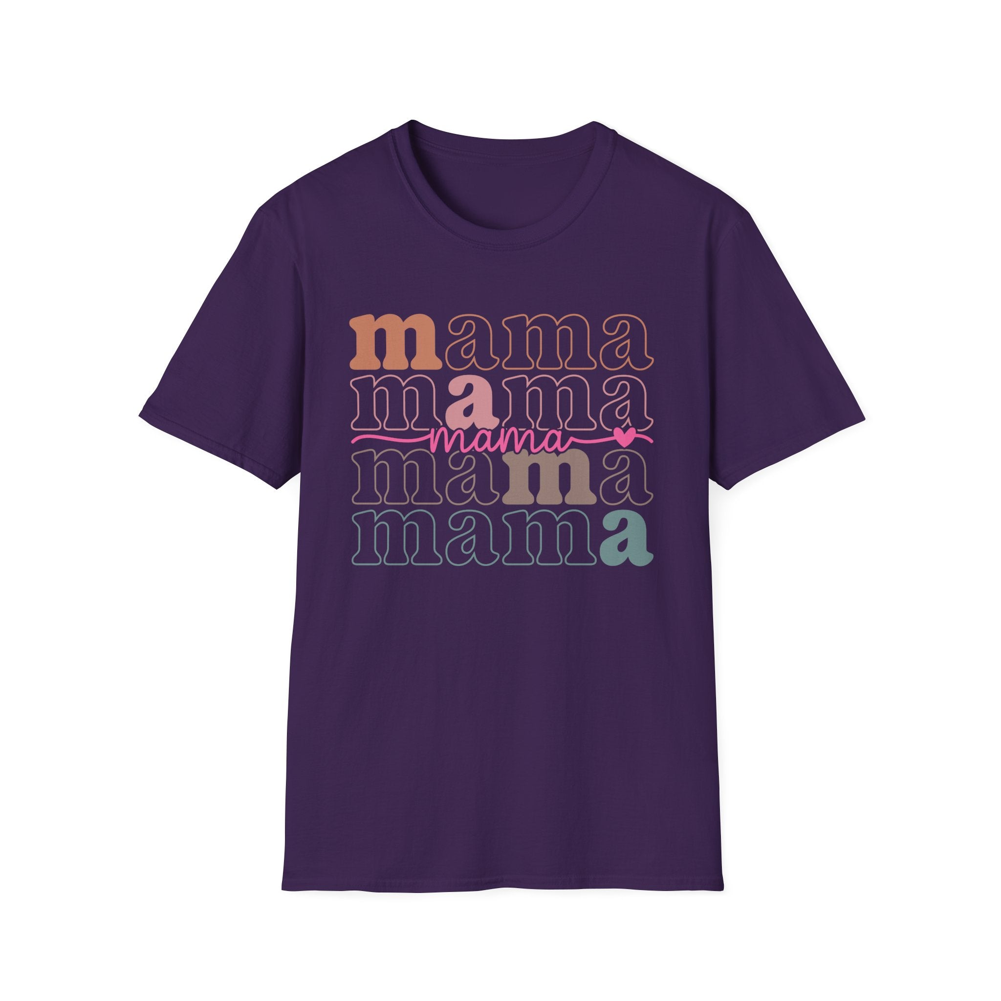 Mama Retro Stack T-Shirt — Feminine Mother’s Day Tee