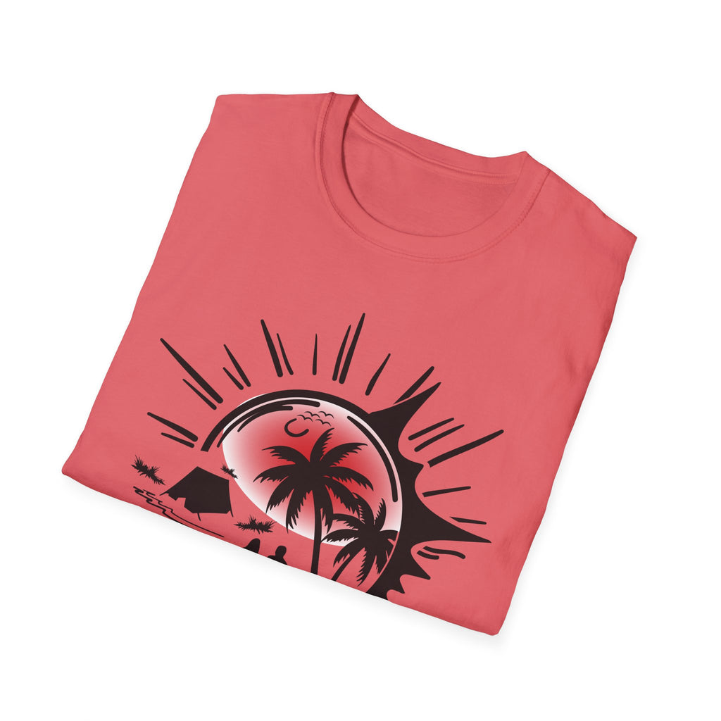 T-Shirt — Tropical Sunset Beach Graphic Tee