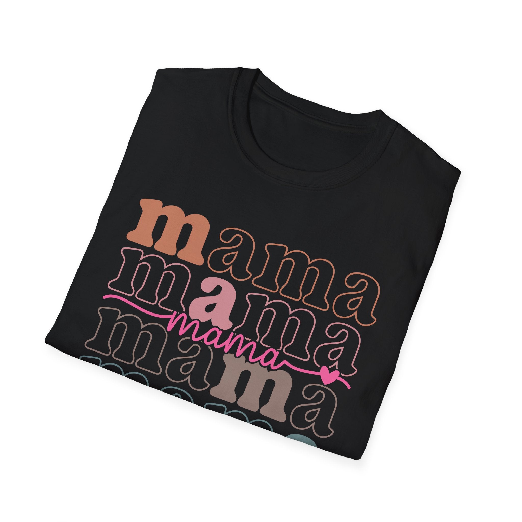 Mama Retro Stack T-Shirt — Feminine Mother’s Day Tee