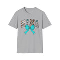 Mama Leopard Print Tee with Teal Bow – Cute Mother's Day Shirt