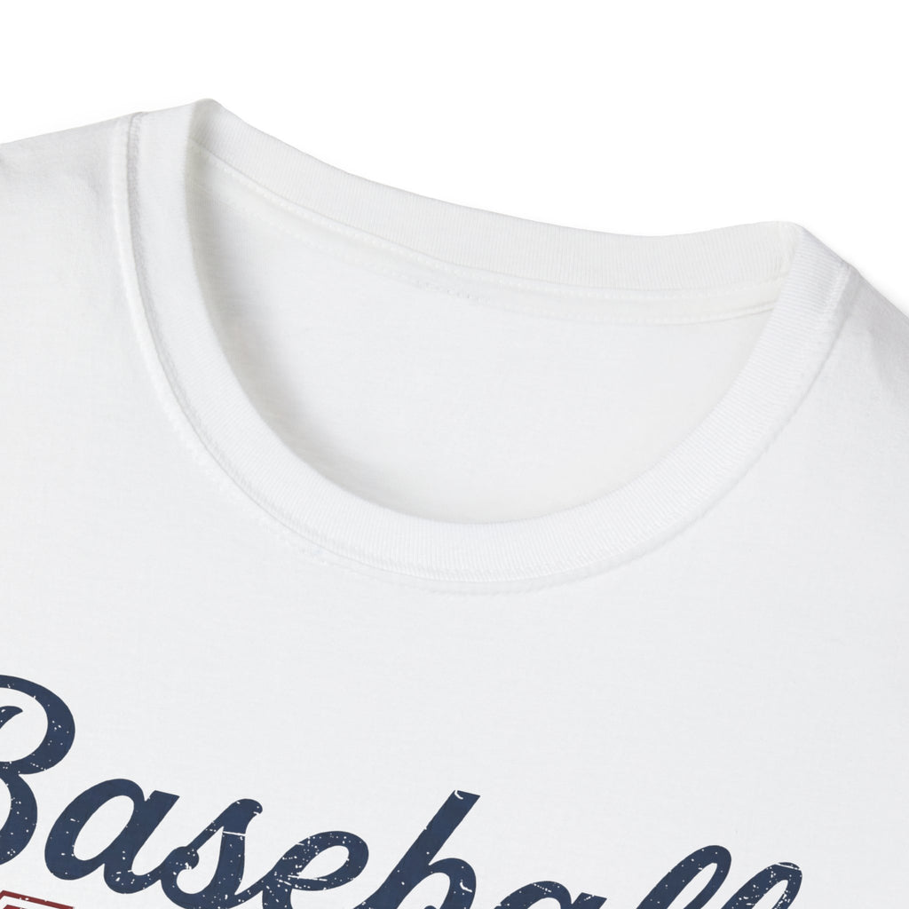 Baseball Mama T-Shirt — Retro Bow Baseball Mom Tee