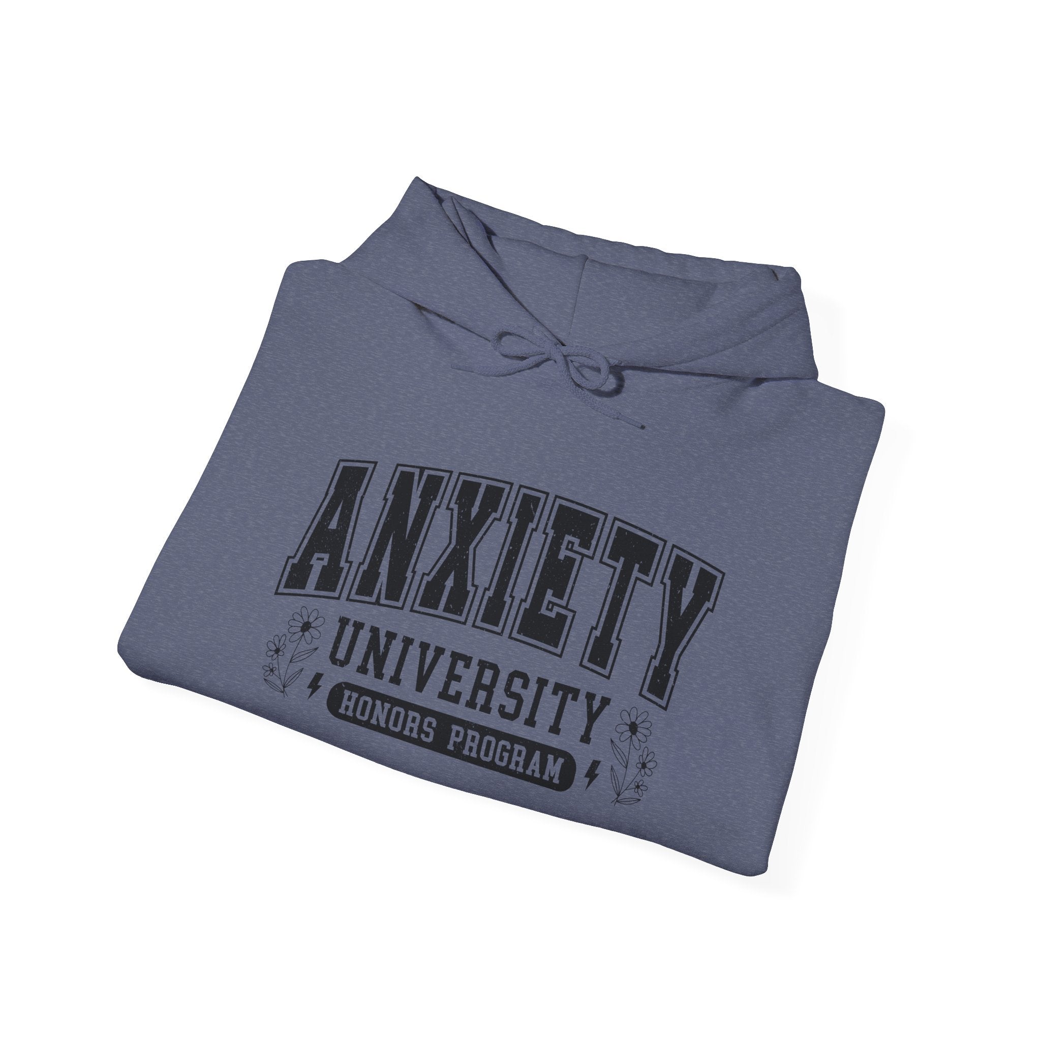 Anxiety University Hoodie — 'Anxiety University Honors Program' Graphic Sweatshirt
