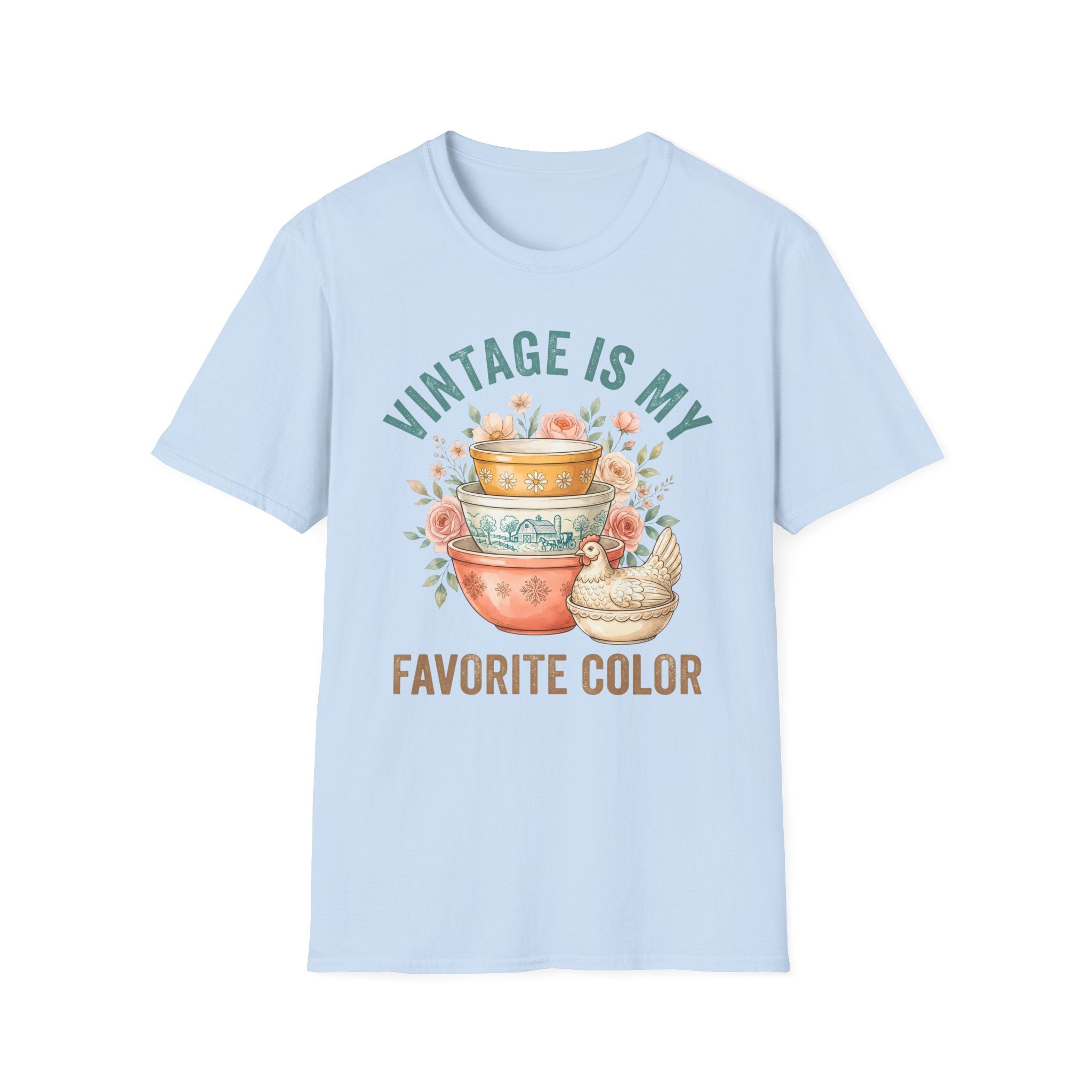 Vintage Is My Favorite Color T-Shirt — Retro Kitchen Bowl Design