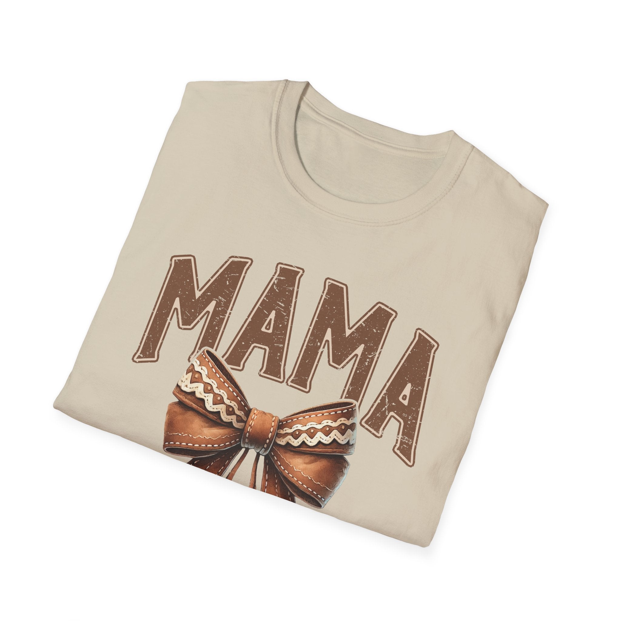 Mama Bow T-Shirt — Vintage Rustic Mom Graphic Tee for Mother's Day