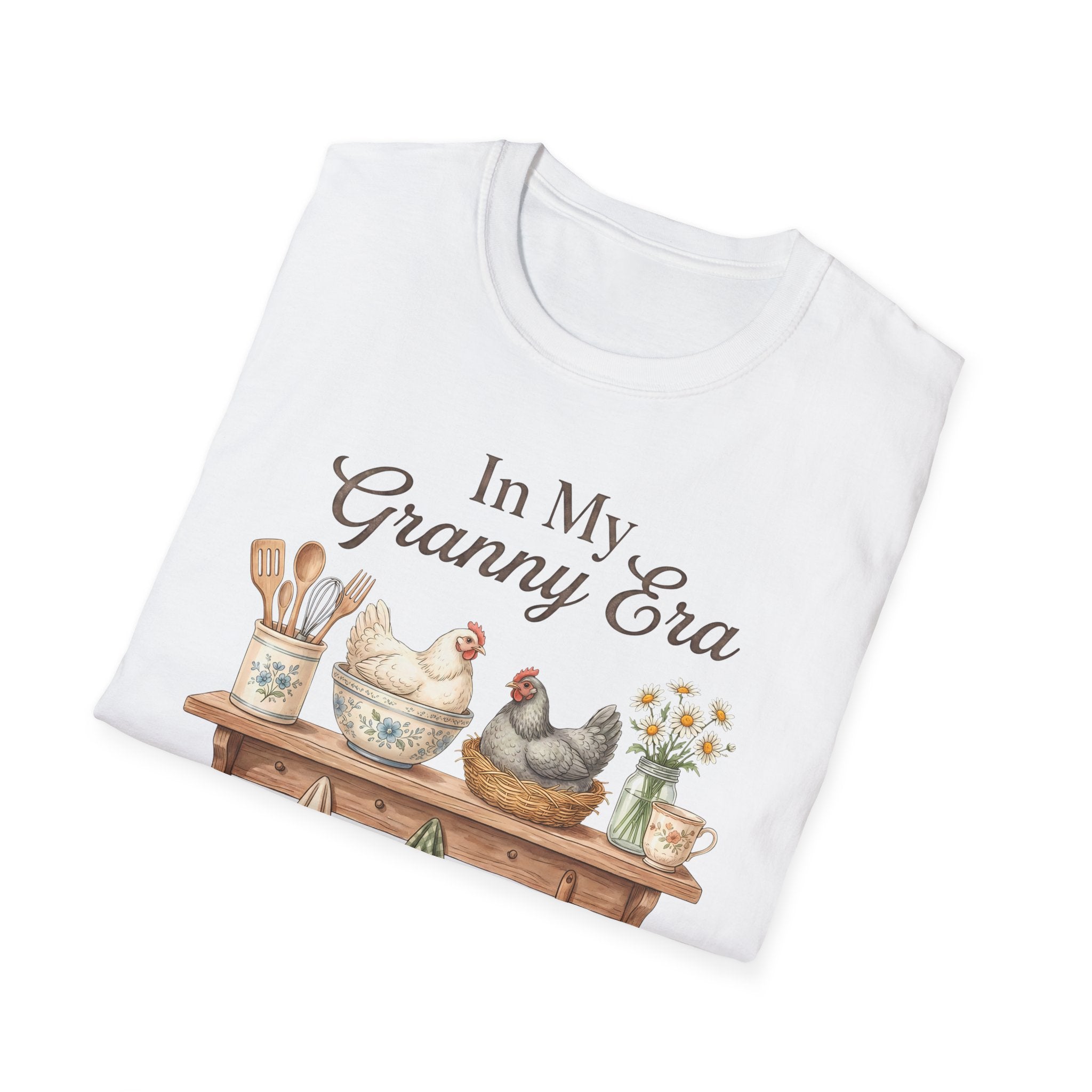 Granny Kitchen T-Shirt — "In My Granny Era" Vintage Farmhouse Tee
