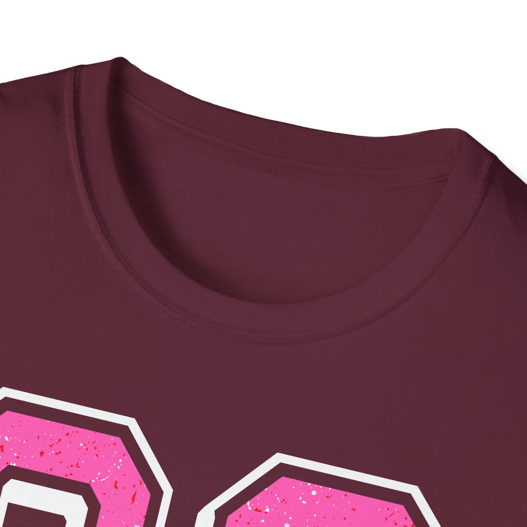 Senior Class of 26 T-Shirt — "twenty 26" Pink Varsity Senior Tee