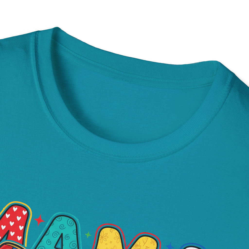 Autism Awareness Mama T-Shirt — Puzzle Ribbon Mom Tee for Autism Support