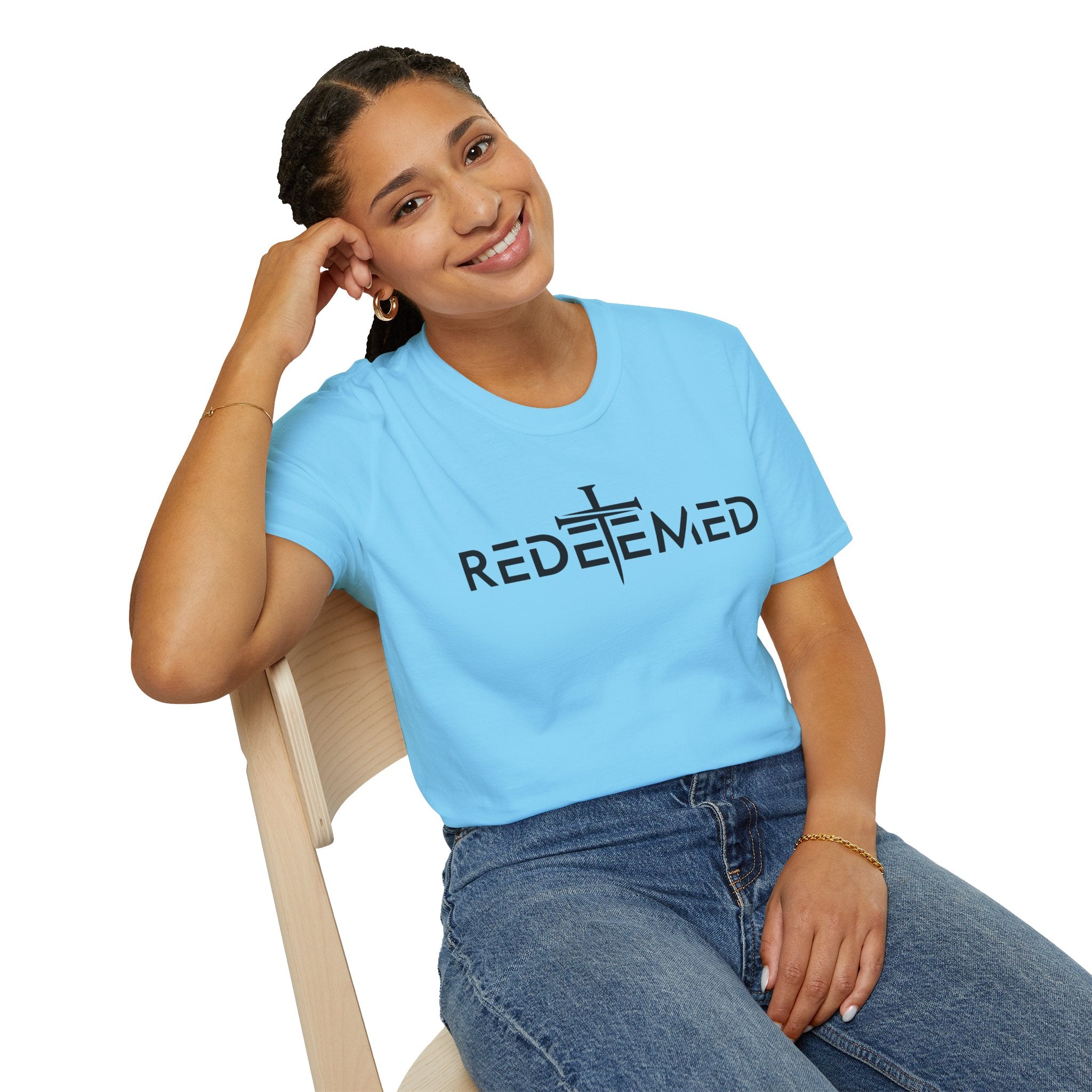 Redeemed Cross T-Shirt — Christian Faith Tee