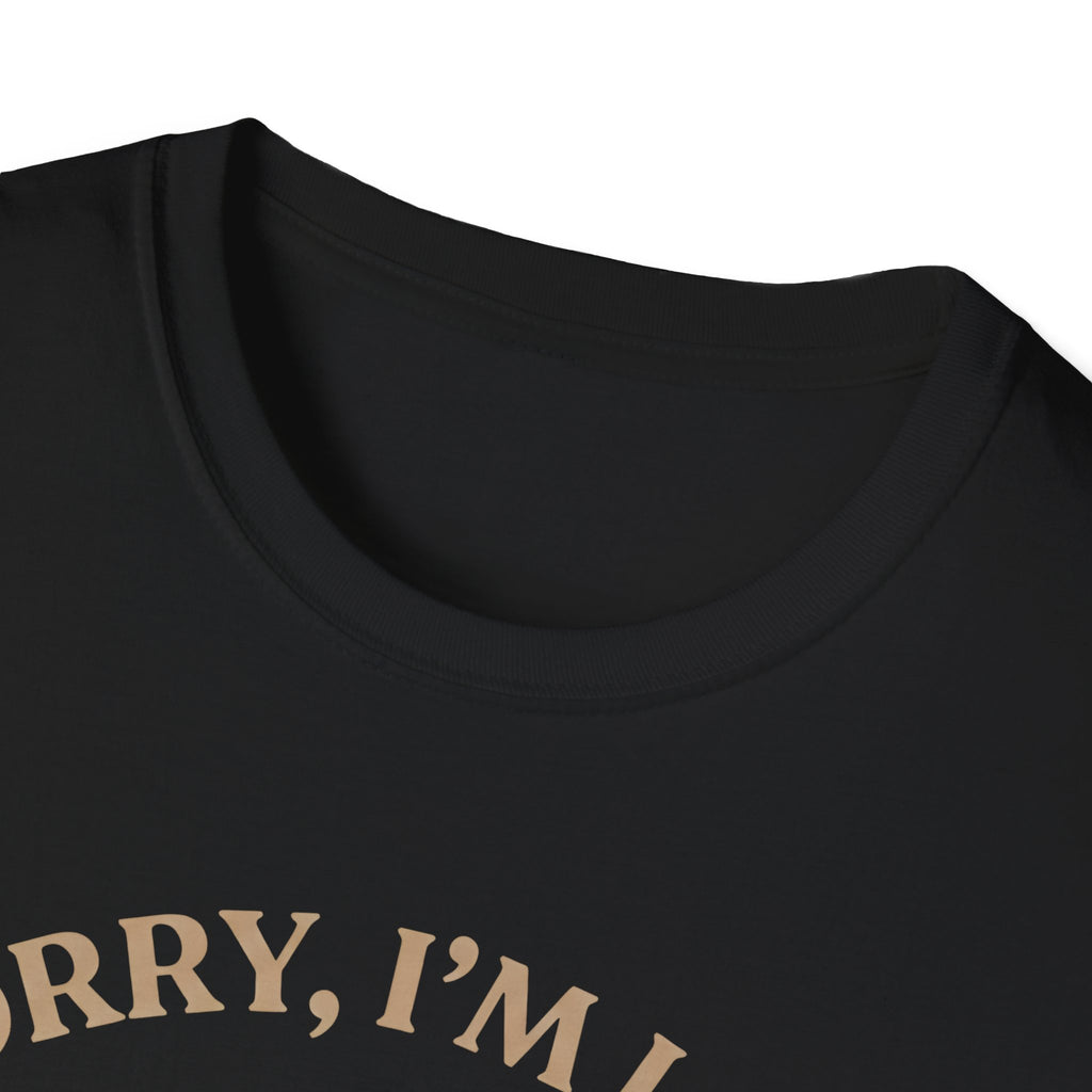 Thrifting Goose T‑Shirt — "Sorry I'm Late I Was Busy Thrifting" Vintage Bike Design