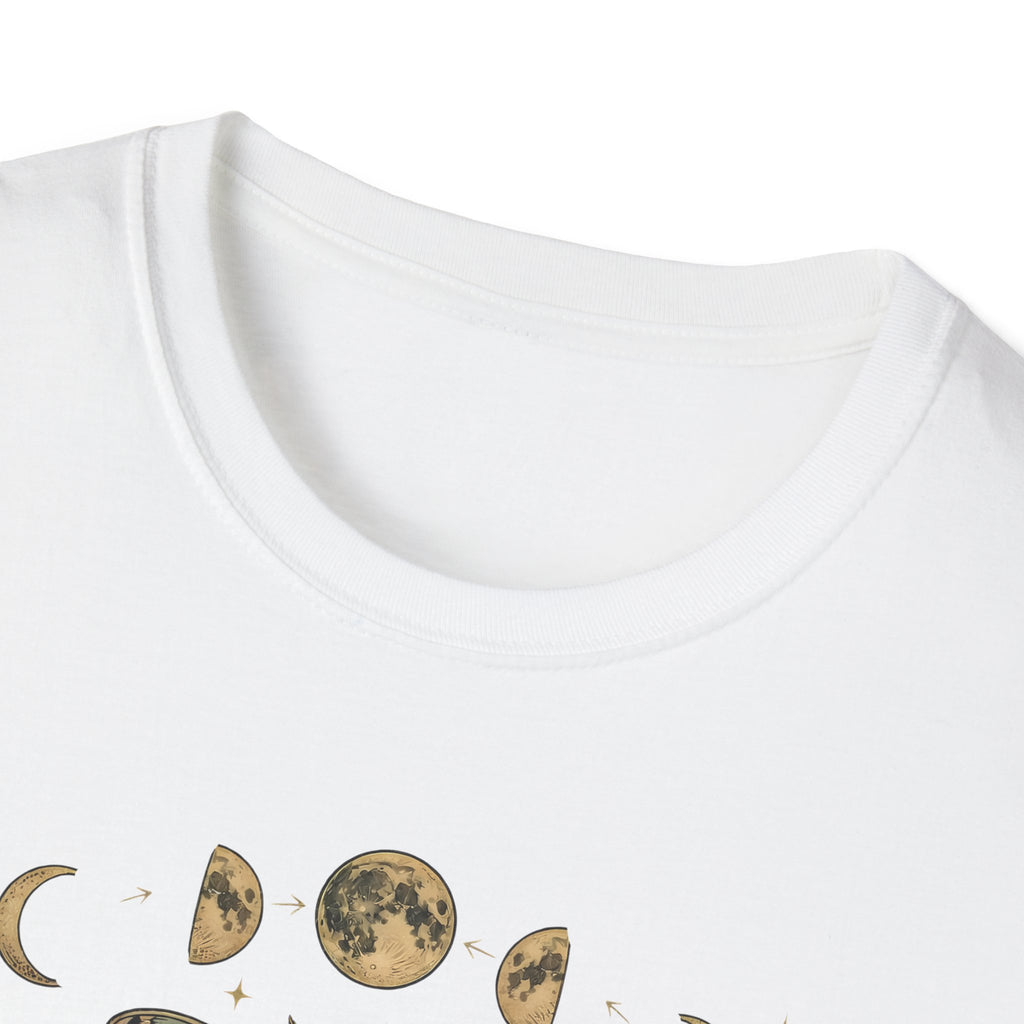 Moth & Moon Botanical T-Shirt — Vintage Poppy Moth Graphic Tee