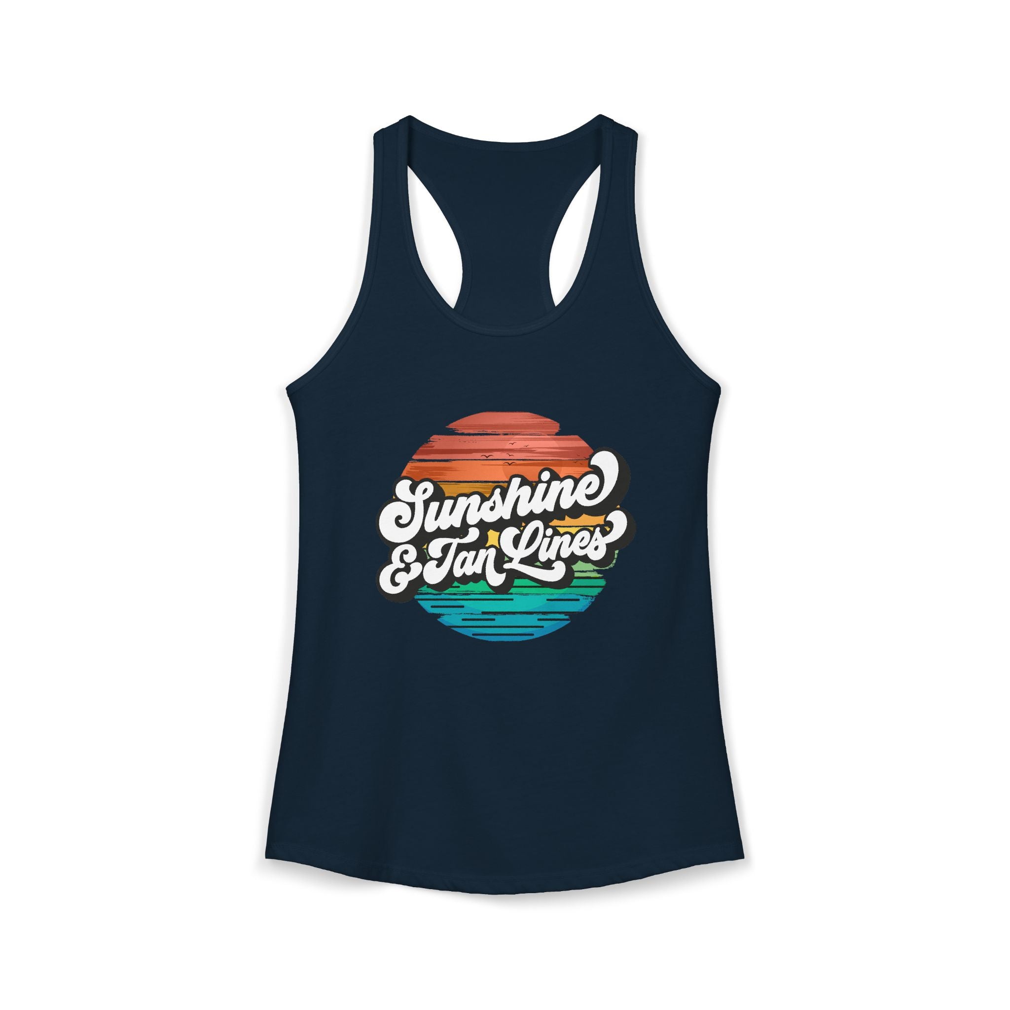 Sunshine & Tan Lines -- Women's Ideal Racerback Tank