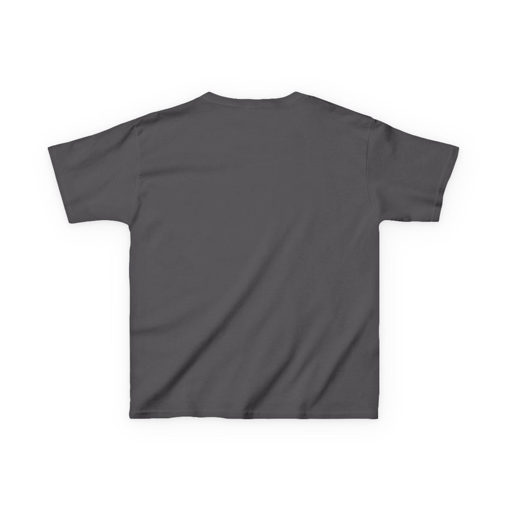 Kids T-Shirt — Vintage Bunny Girl Oval Portrait Tee (Pastel Floral, Bow Accent)