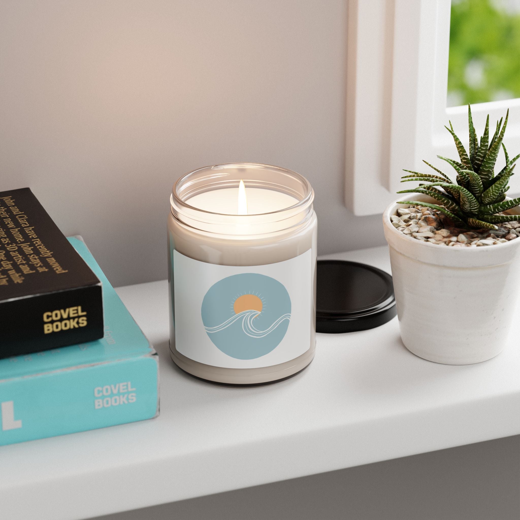 Coastal Sunrise Soy Candle — 9oz Scented Jar