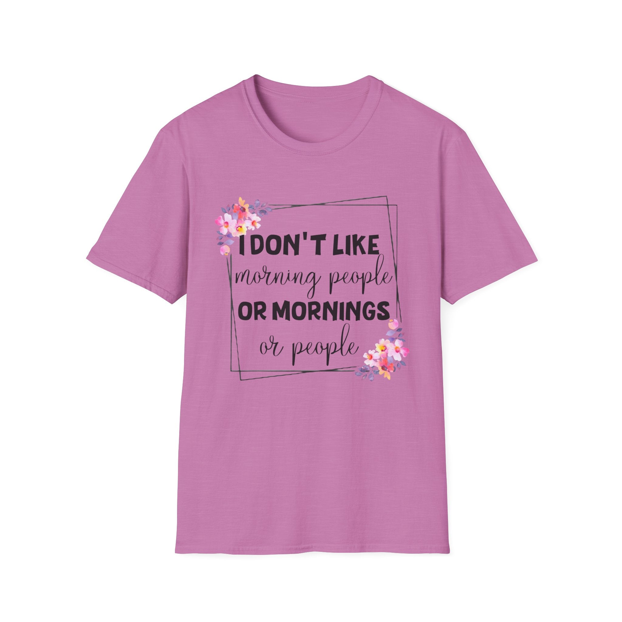 I Don't Like Morning People or Mornings T-Shirt
