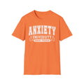 Anxiety University T-Shirt – "Anxiety University Honors Program" College Style Tee