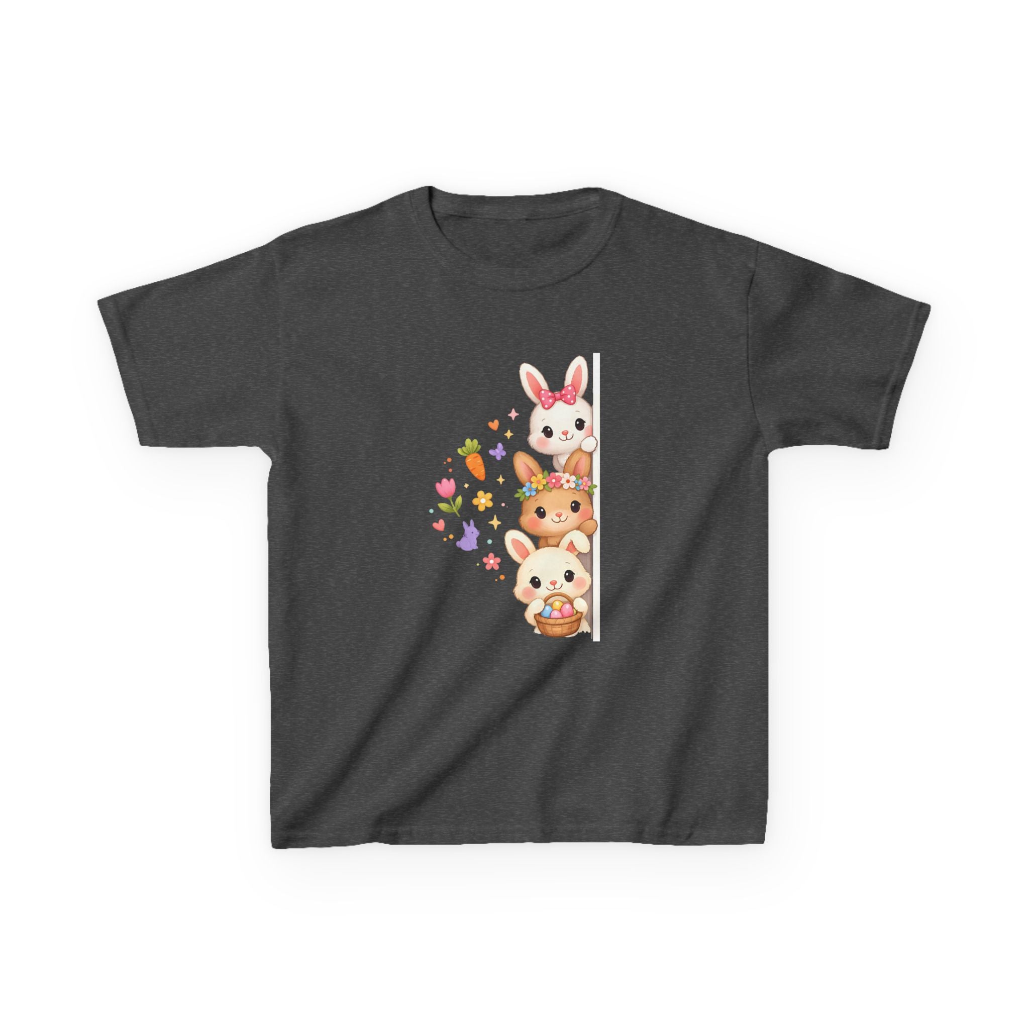 Kids Tee — Cute Stacked Woodland Animals with Bunnies & Squirrel Design
