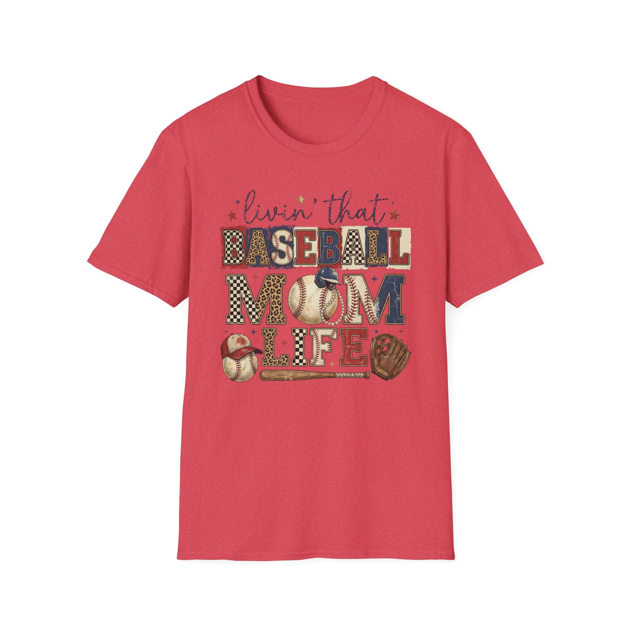 Baseball Mom Life T-Shirt — Livin' That Baseball Mom Life Graphic Tee