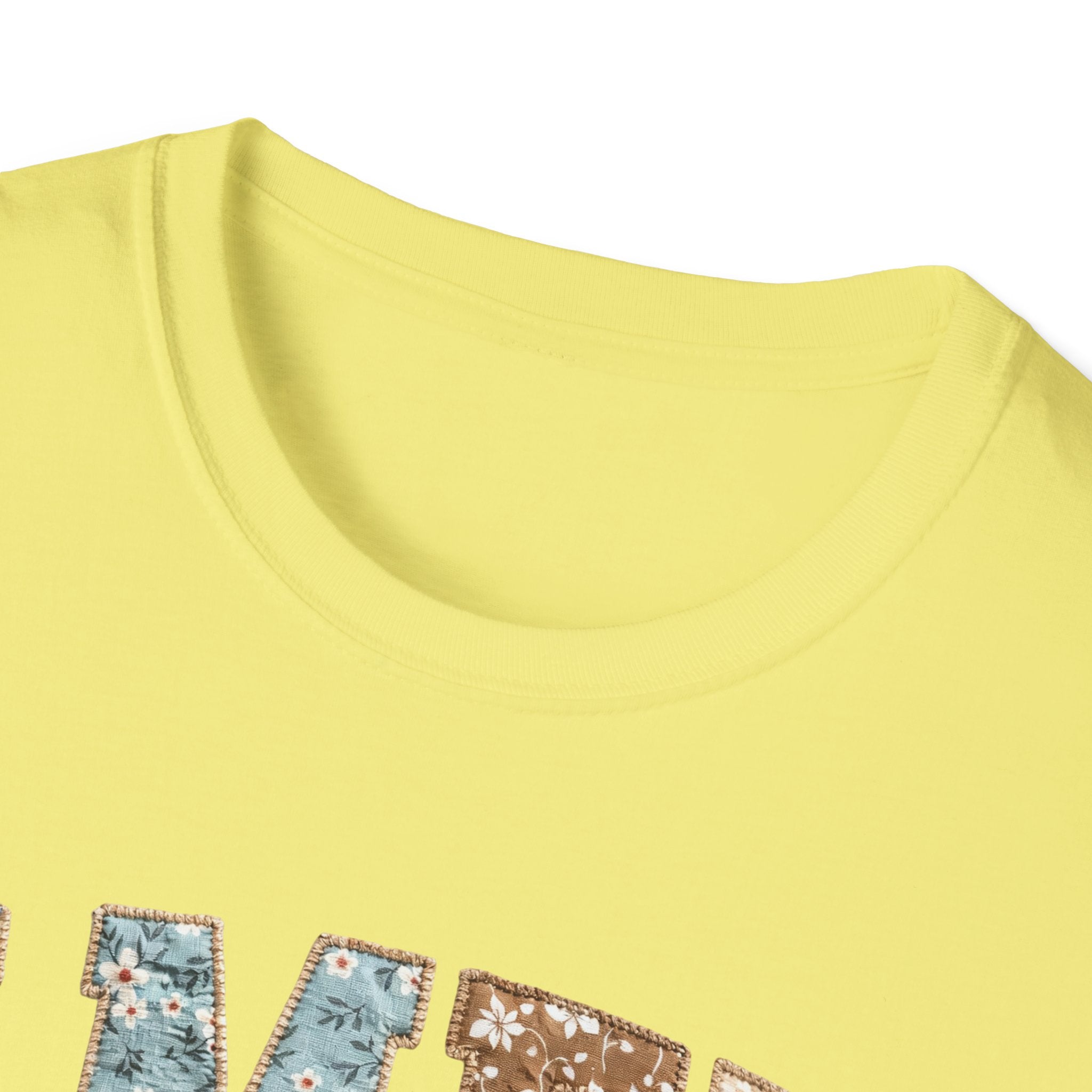 Amen Floral T-Shirt — Vintage Patchwork Faith Tee