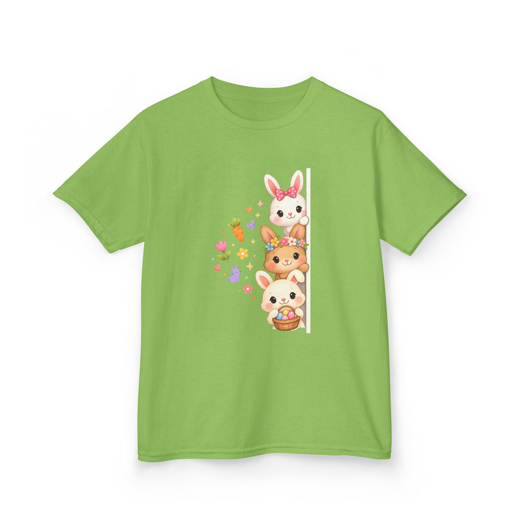 Kids Tee — Cute Stacked Woodland Animals with Bunnies & Squirrel Design