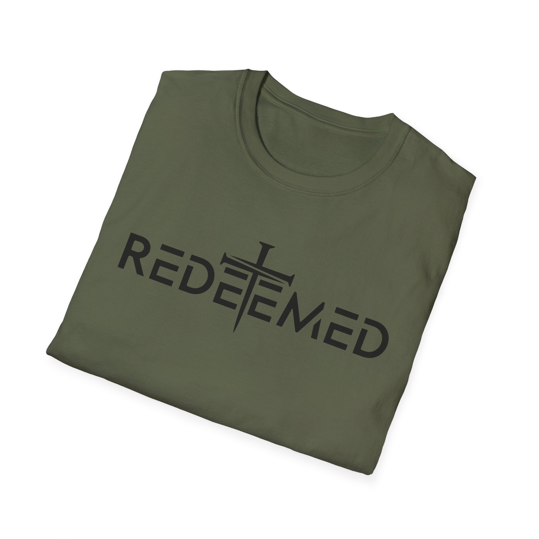 Redeemed Cross T-Shirt — Christian Faith Tee