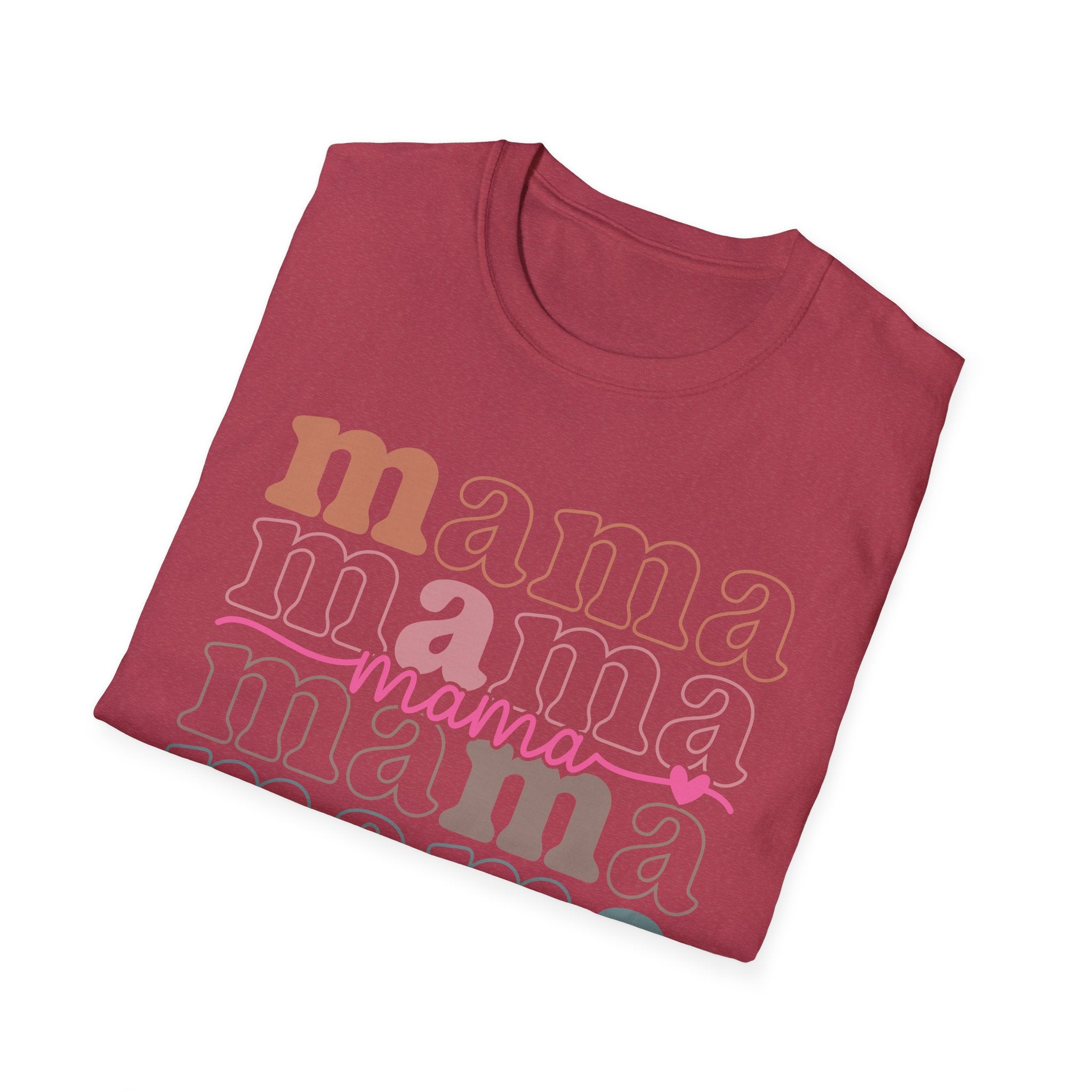 Mama Retro Stack T-Shirt — Feminine Mother’s Day Tee
