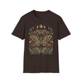 Moth & Moon Botanical T-Shirt — Vintage Poppy Moth Graphic Tee