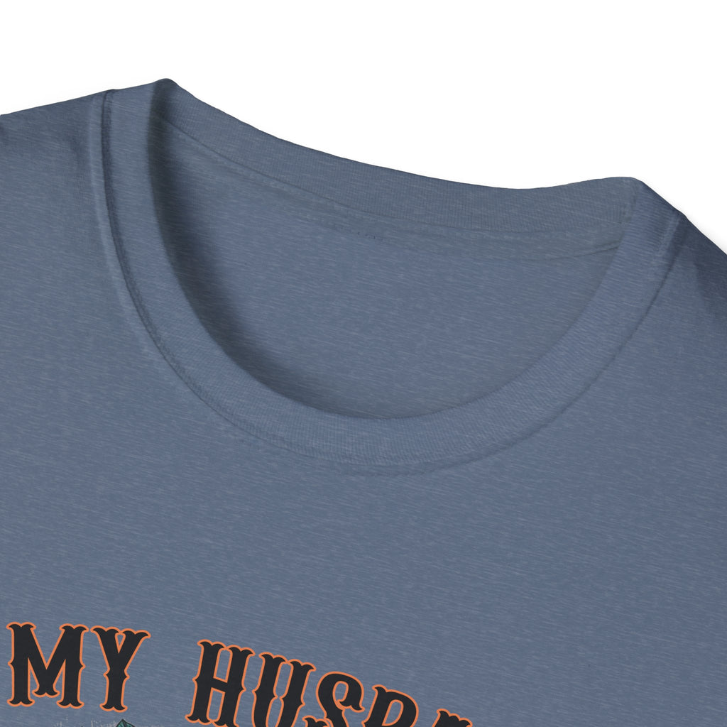 On My Husband's Last Nerve Skull & Roses T‑Shirt