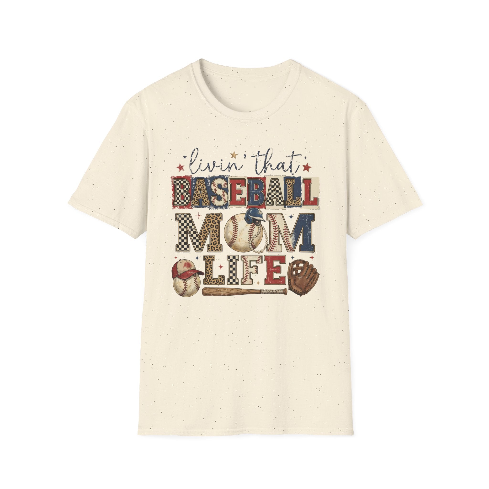 Baseball Mom Life T-Shirt — Livin' That Baseball Mom Life Graphic Tee