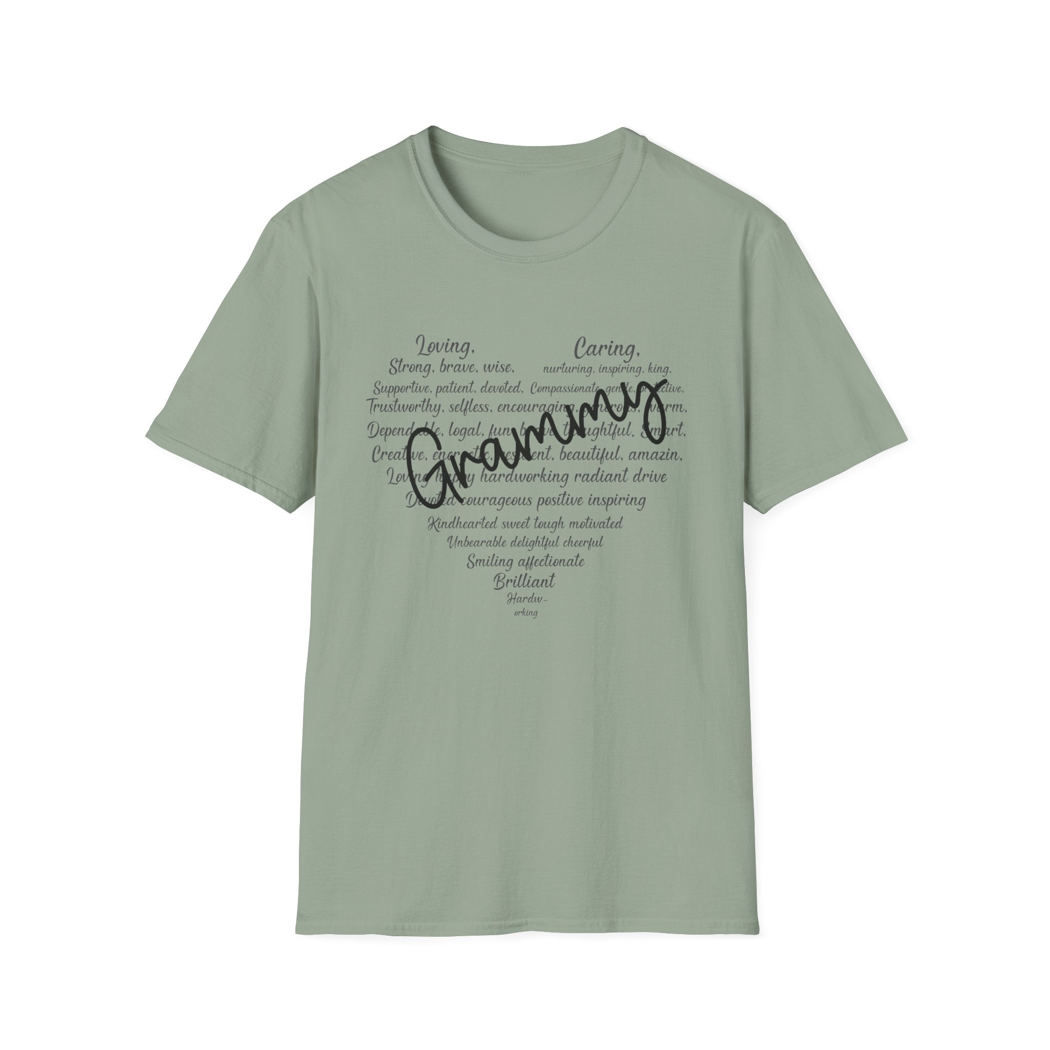 Grammys Heart Word Cloud T-Shirt — Music Awards Fan Tee
