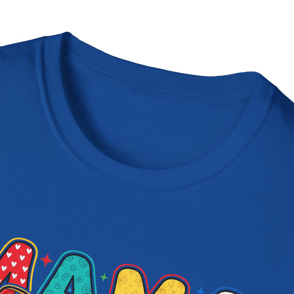 Autism Awareness Mama T-Shirt — Puzzle Ribbon Mom Tee for Autism Support